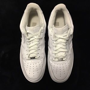 White Nike Air Force 1 size 12